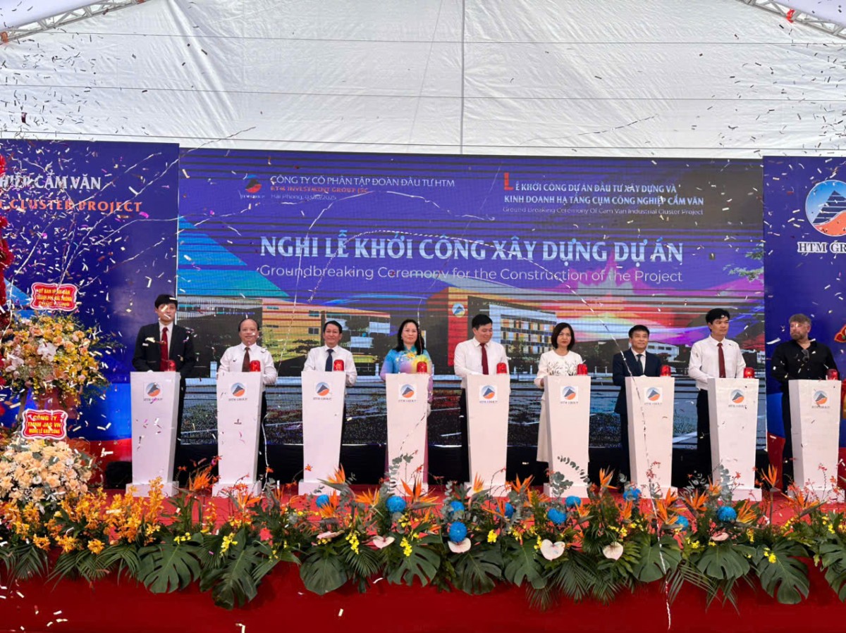 Hải Phòng: Khởi công cụm công nghiệp Cẩm Văn có tổng mức đầu tư 480 tỷ đồng