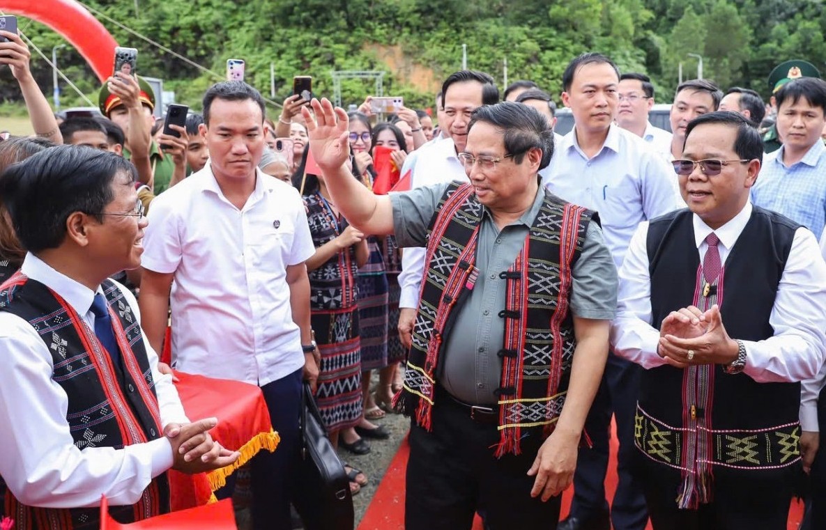 Đà Nẵng: Thủ tướng Phạm Minh Chính dự lễ khởi công trường học tại xã vùng cao biên giới