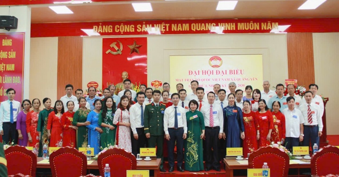 Đại hội Đại biểu MTTQ Việt Nam xã Quảng Yên lần I, nhiệm kỳ 2025-2030
