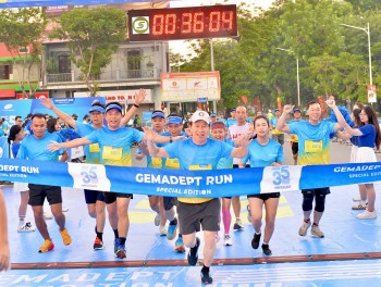 Gemadept Run 2025: Sải chân tiên phong - Thắp sáng hy vọng vùng bão