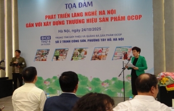 Tọa đàm “Phát triển làng nghề Hà Nội gắn với xây dựng thương hiệu sản phẩm OCOP” Tọa đàm “Phát triển làng nghề Hà Nội gắn với xây dựng thương hiệu sản phẩm OCOP”