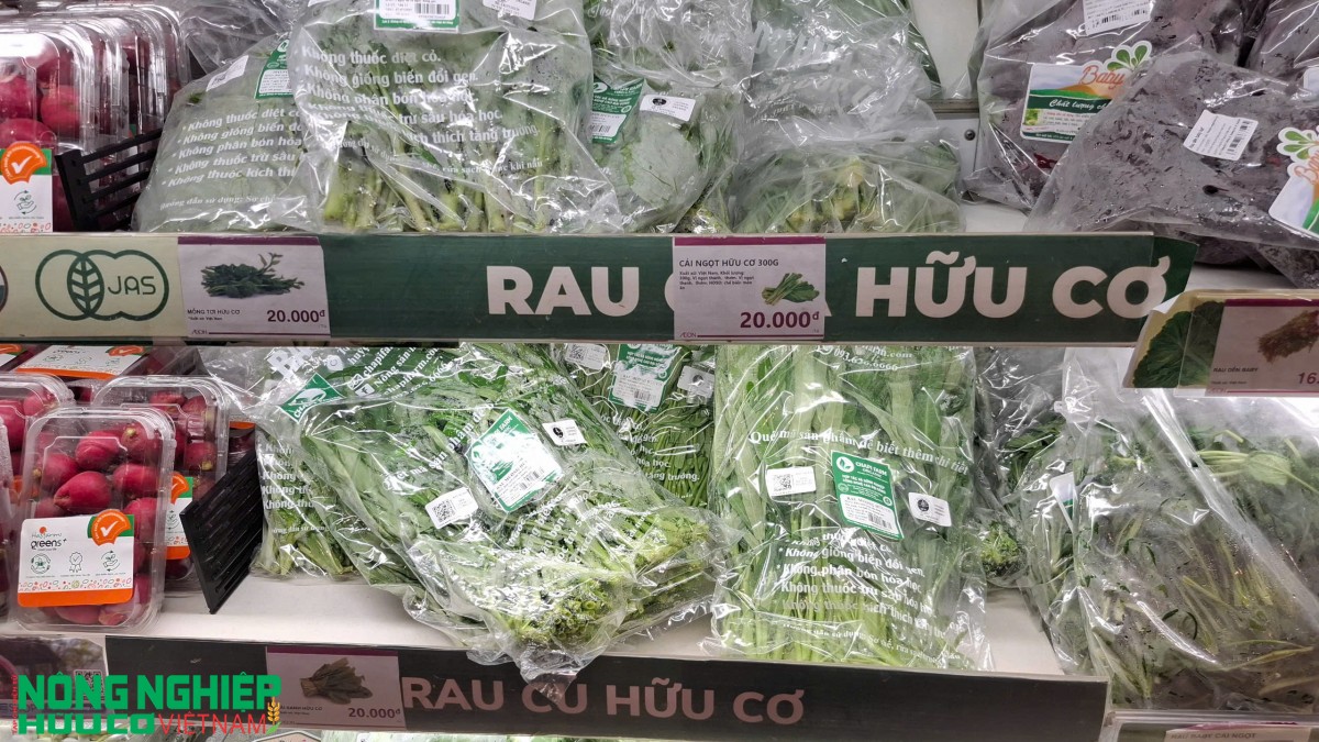 Nông sản hữu cơ ngày càng được quan tâm tại thị trường Hải Phòng