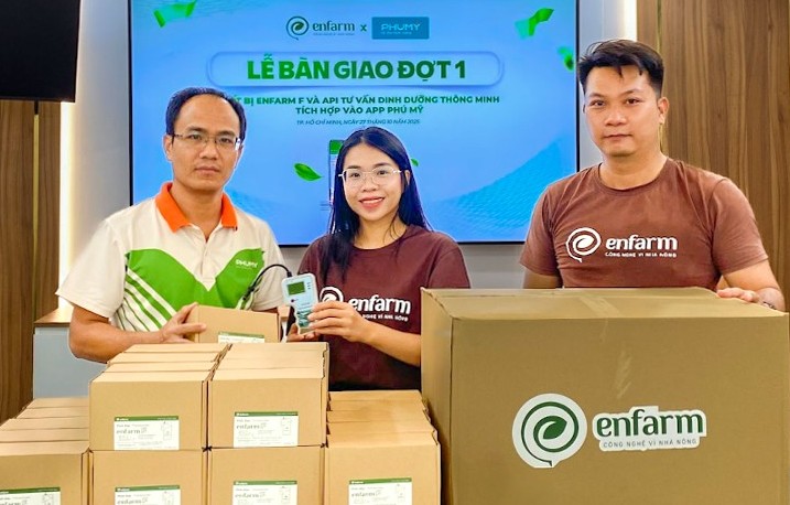 Phú Mỹ hợp tác cùng Enfarm: Bước tiến trong chuyển đổi số nông nghiệp Việt Nam