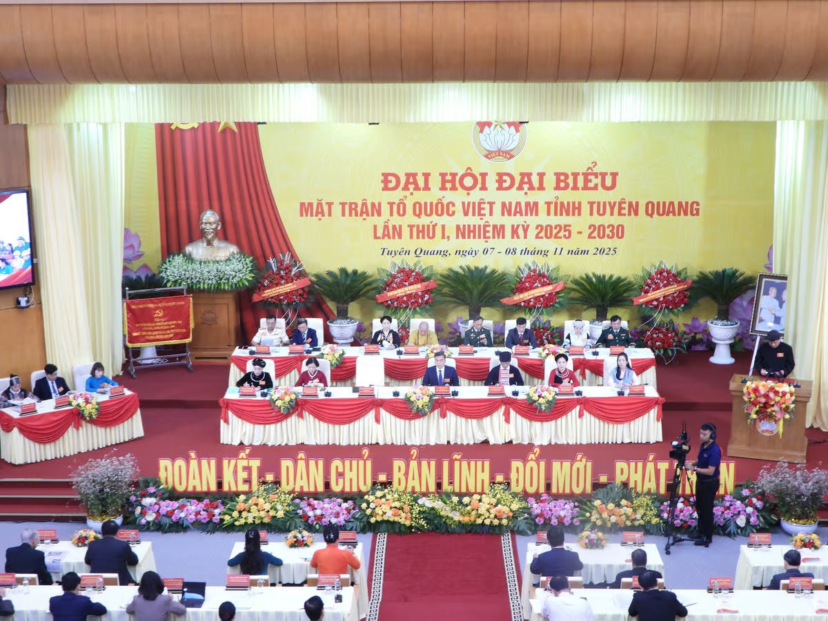 Khai mạc Đại hội đại biểu MTTQ tỉnh Tuyên Quang lần thứ I, nhiệm kỳ 2025-2030