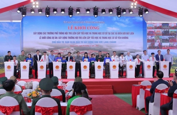Thủ tướng dự lễ khởi công xây dựng điểm trường nội trú biên giới trên cả nước