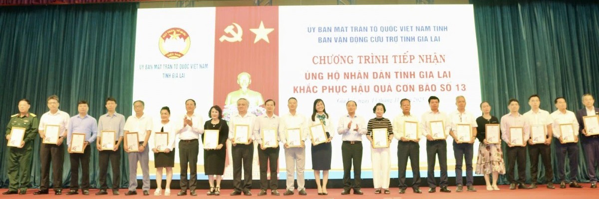 Gần 89 tỷ đồng chung tay hỗ trợ tỉnh Gia Lai sau bão số 13