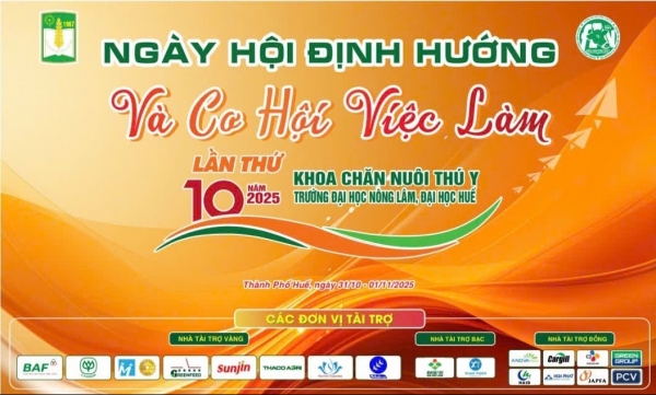 hue dh nong lam to chuc ngay hoi dinh huong va co hoi viec lam lan thu 10