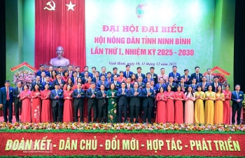 Ông Triệu Văn Thái được chỉ định giữ chức Chủ tịch Hội Nông dân tỉnh Ninh Bình nhiệm kỳ 2025-2030