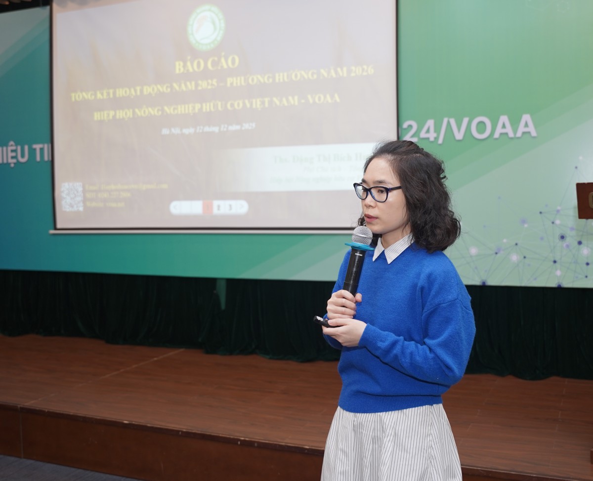 Hội nghị kết nối hội viên VOAA: Giới thiệu tiêu chuẩn VOAA được IFOAM công nhận