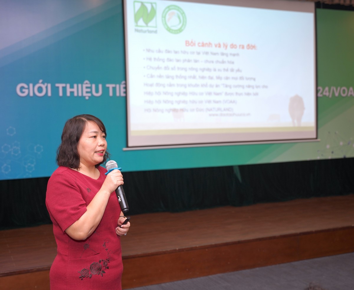 Hội nghị kết nối hội viên VOAA: Giới thiệu tiêu chuẩn VOAA được IFOAM công nhận