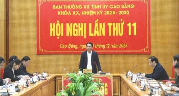 Hội nghị Ban Thường vụ Tỉnh ủy Cao Bằng lần thứ 11, khoá XX, nhiệm kỳ 2025 - 2030