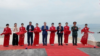 Quảng Ninh: Khánh thành công trình khu neo đậu tránh trú bão cho tàu cá đảo Cô Tô