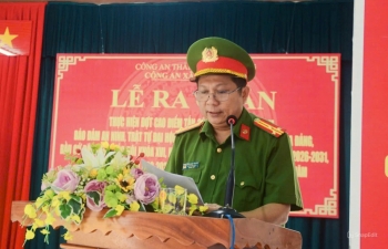 Công an xã Sơn Cẩm Hà quyết liệt đấu tranh tội phạm ma túy trong cao điểm