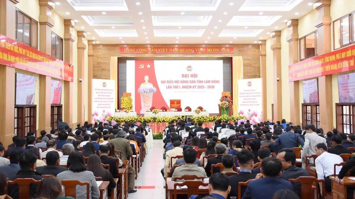 Đại hội Đại biểu Hội Nông dân tỉnh Lâm Đồng lần thứ I, nhiệm kỳ 2025 – 2030
