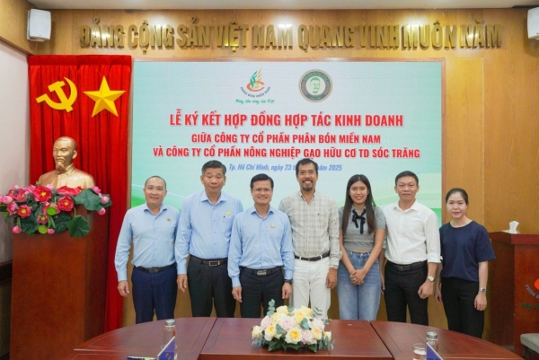 Phân bón Miền Nam ký kết hợp tác chiến lược: Bước tiến mới cho nông nghiệp sạch và bền vững