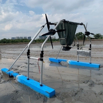 Robot Airboot mở ra hướng đi mới cho nông nghiệp lúa - tôm Đông Nam Á