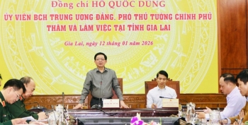 Phó Thủ tướng Hồ Quốc Dũng kiểm tra công tác xây dựng, sửa chữa nhà tại Gia Lai