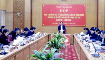 Cao Bằng chuẩn bị tổ chức chuỗi hoạt động kỷ niệm 85 năm Ngày Bác Hồ về nước trực tiếp lãnh đạo cách mạng Việt Nam