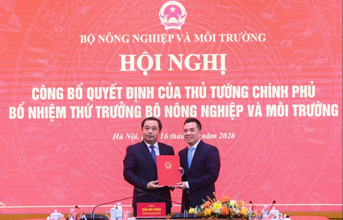 Thủ tướng bổ nhiệm ông Đặng Ngọc Điệp làm Thứ trưởng Bộ Nông nghiệp và Môi trường
