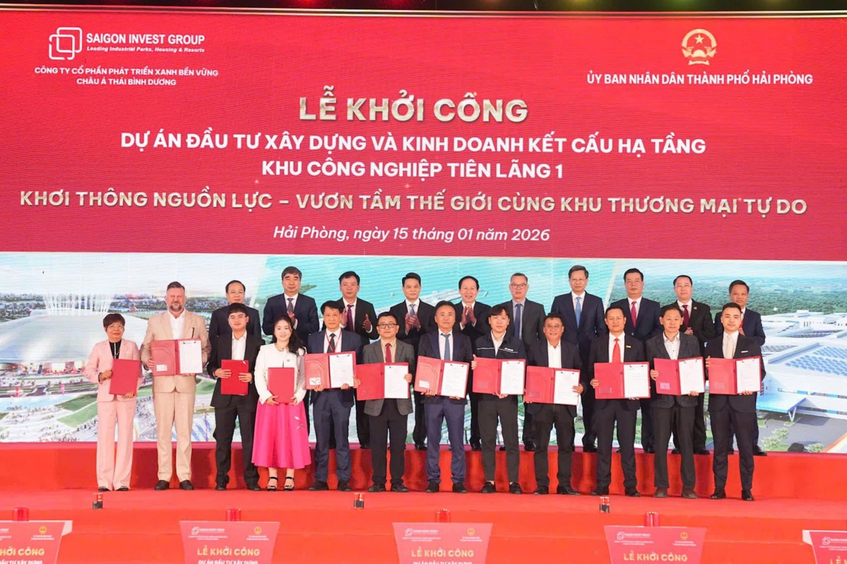 Hải Phòng khởi công 03 Dự án Khu công nghiệp trọng điểm chào mừng Đại hội Đại biểu lần thứ XIV của Đảng