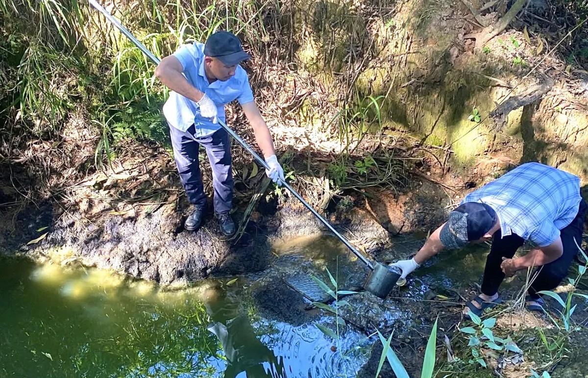 Xả thải gây ô nhiễm, nhiều nhà máy tinh bột mì ở Quảng Ngãi bị công an kiểm tra