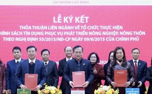 Cao Bằng: Ký kết thỏa thuận liên ngành thực hiện chính sách tín dụng phục vụ phát triển nông nghiệp, nông thôn