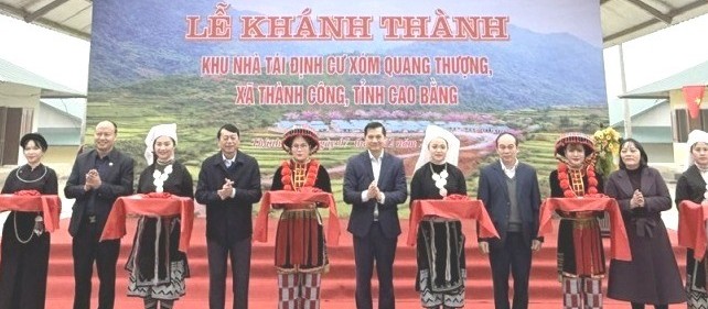Cao Bằng: Khánh thành Khu tái định cư xóm Quang Thượng, xã Thành Công