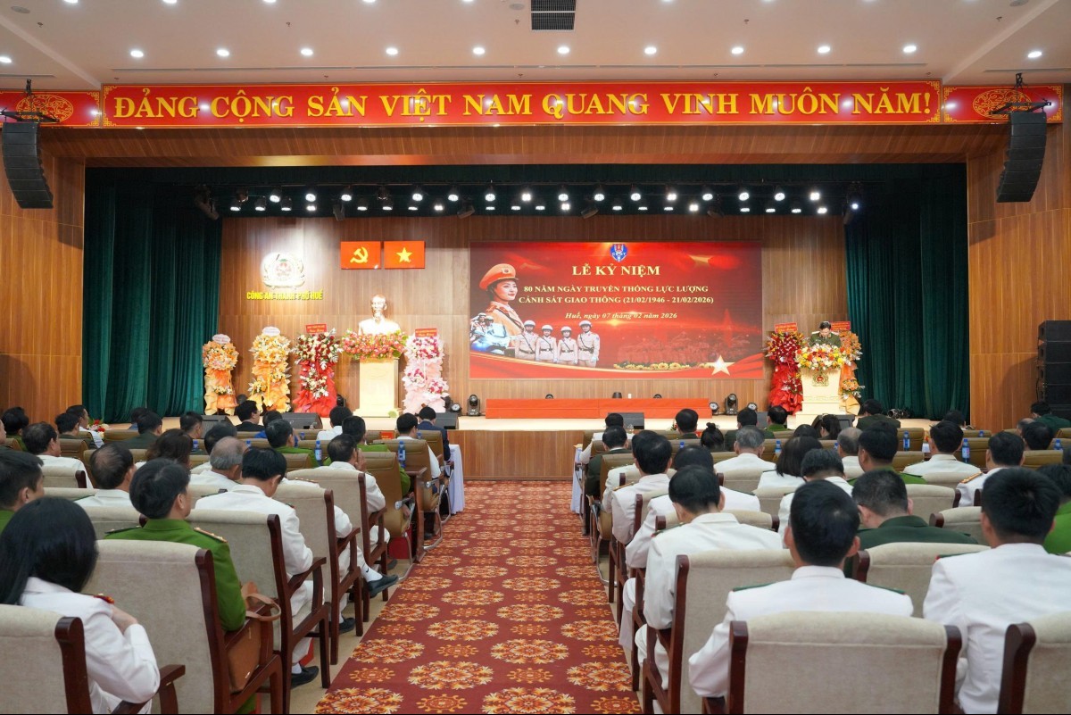 Công an Tp. Huế kỷ niệm 80 năm Ngày truyền thống lực lượng CSGT