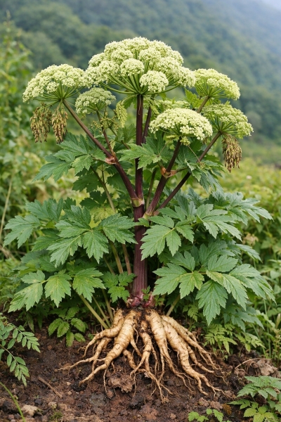 Púng Luông trồng thành công cây Đương quy