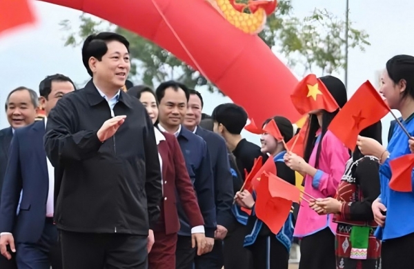 Chủ tịch nước Lương Cường dự lễ phát động Tết trồng cây tại Lào Cai