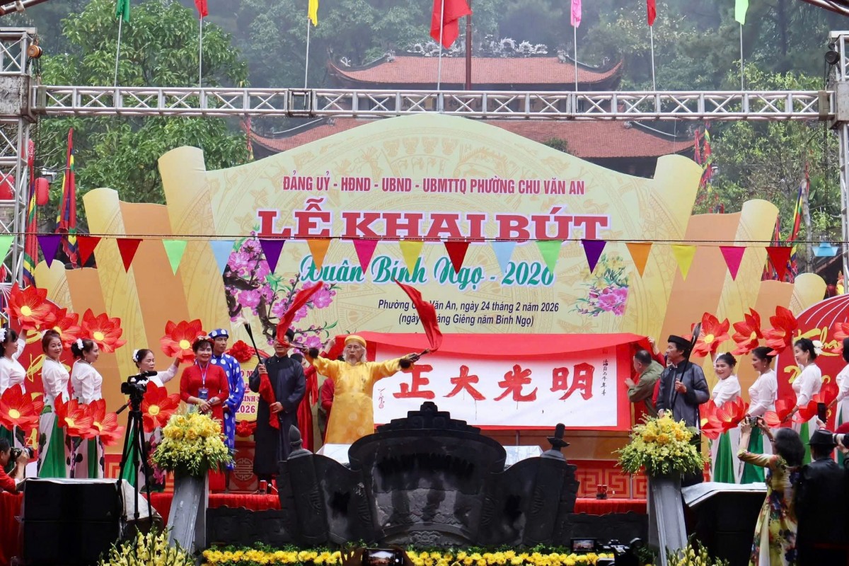 Khai bút Xuân Bính Ngọ 2026: Hành trình về miền di sản và đạo học của đất Cảng