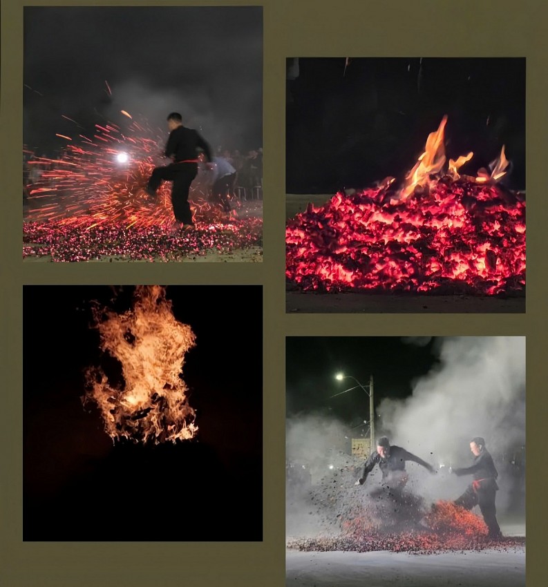 Độc đáo lễ hội nhảy lửa của người Dao Nậm Đét xã Bảo Nhai