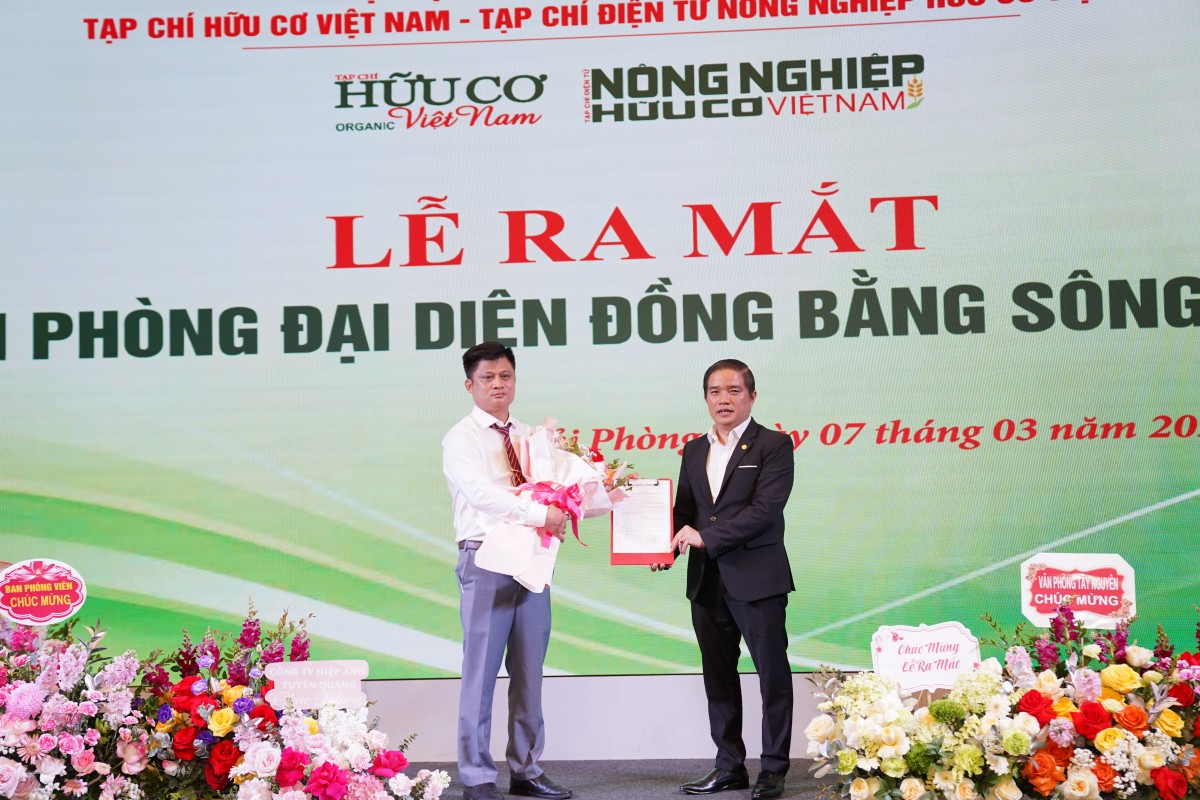 Tạp chí Hữu cơ Việt Nam ra mắt Văn phòng đại diện Đồng bằng sông Hồng