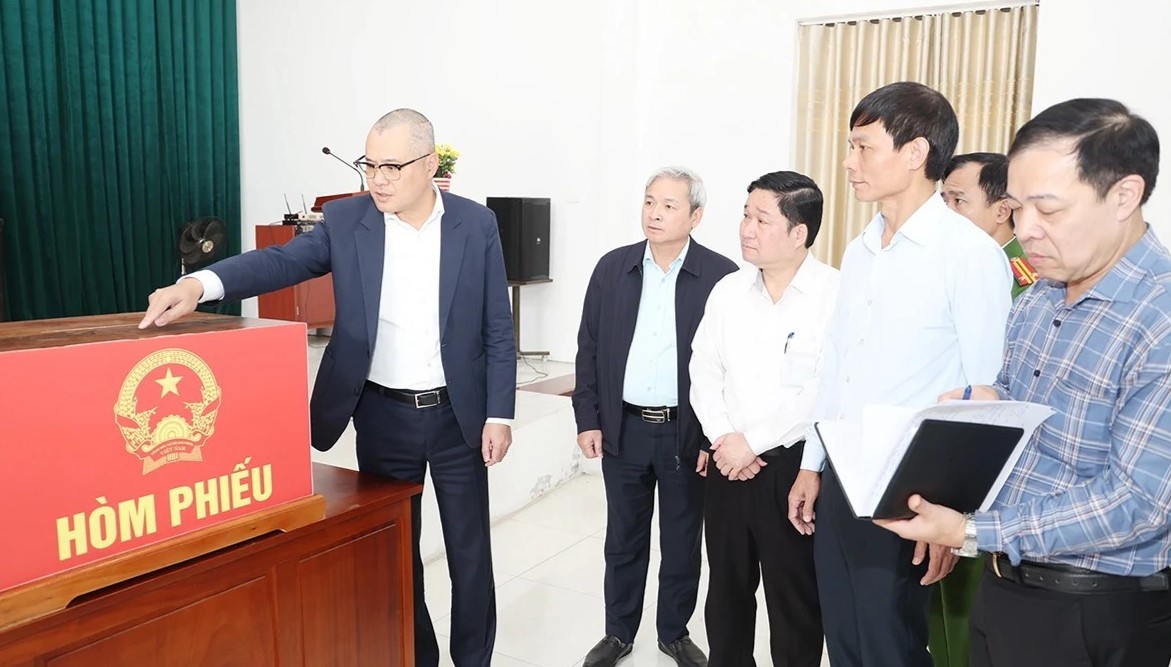 Phú Thọ: Bí thư Tỉnh ủy Phạm Đại Dương kiểm tra công tác chuẩn bị bầu cử tại phường Phúc Yên và Xuân Hòa