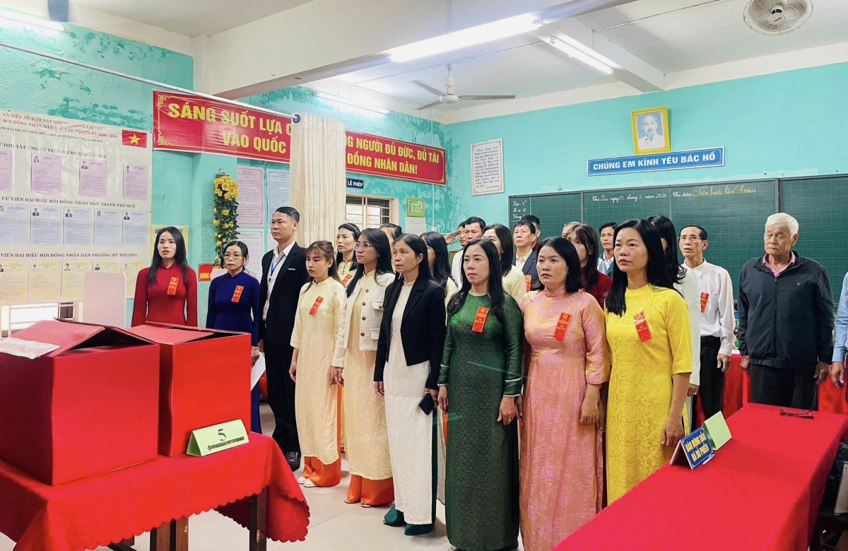 Niềm tin và trách nhiệm của cử tri trên đất Cố đô Huế