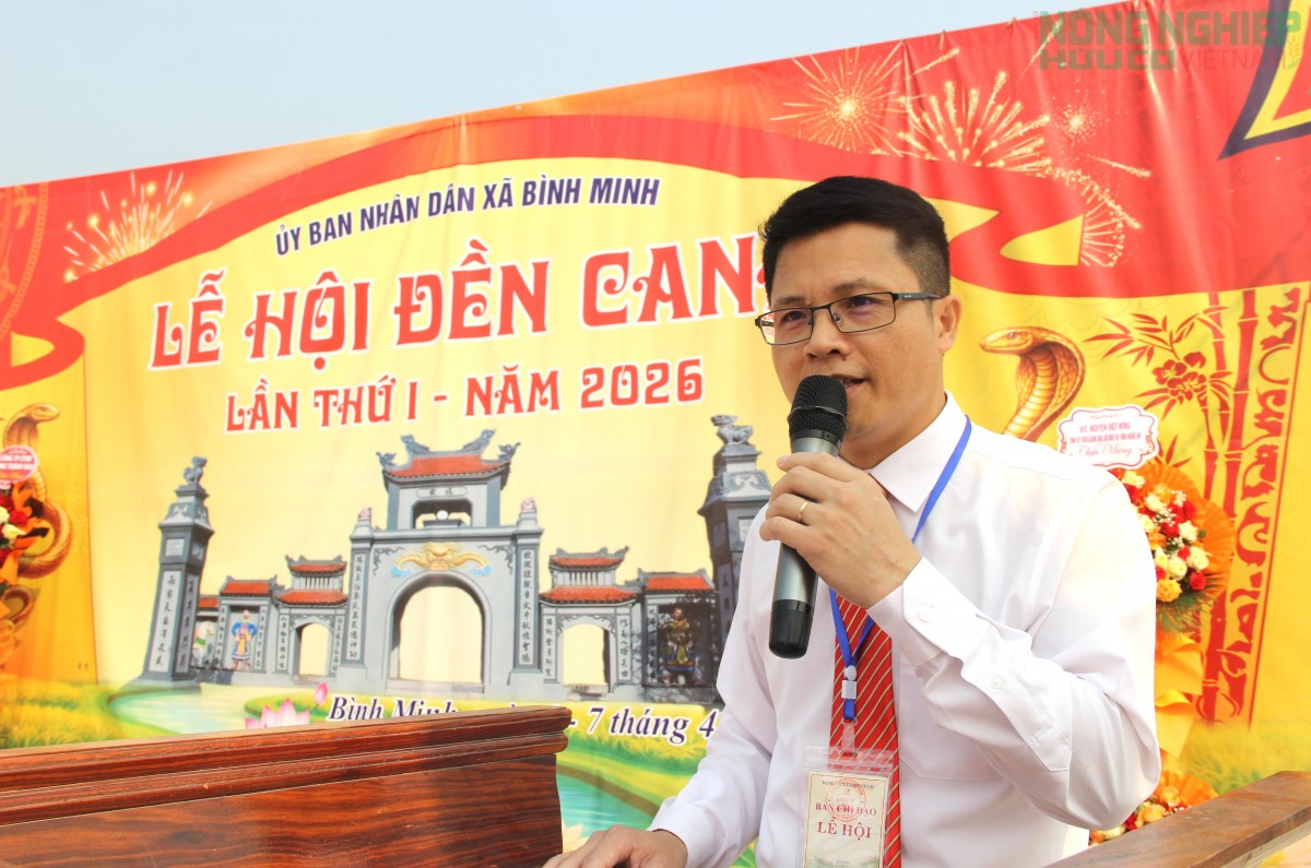 Trang trọng khai hội Đền Canh, xã Bình Minh lần thứ nhất năm 2026 Trang trọng khai hội Đền Canh, xã Bình Minh lần thứ nhất năm 2026