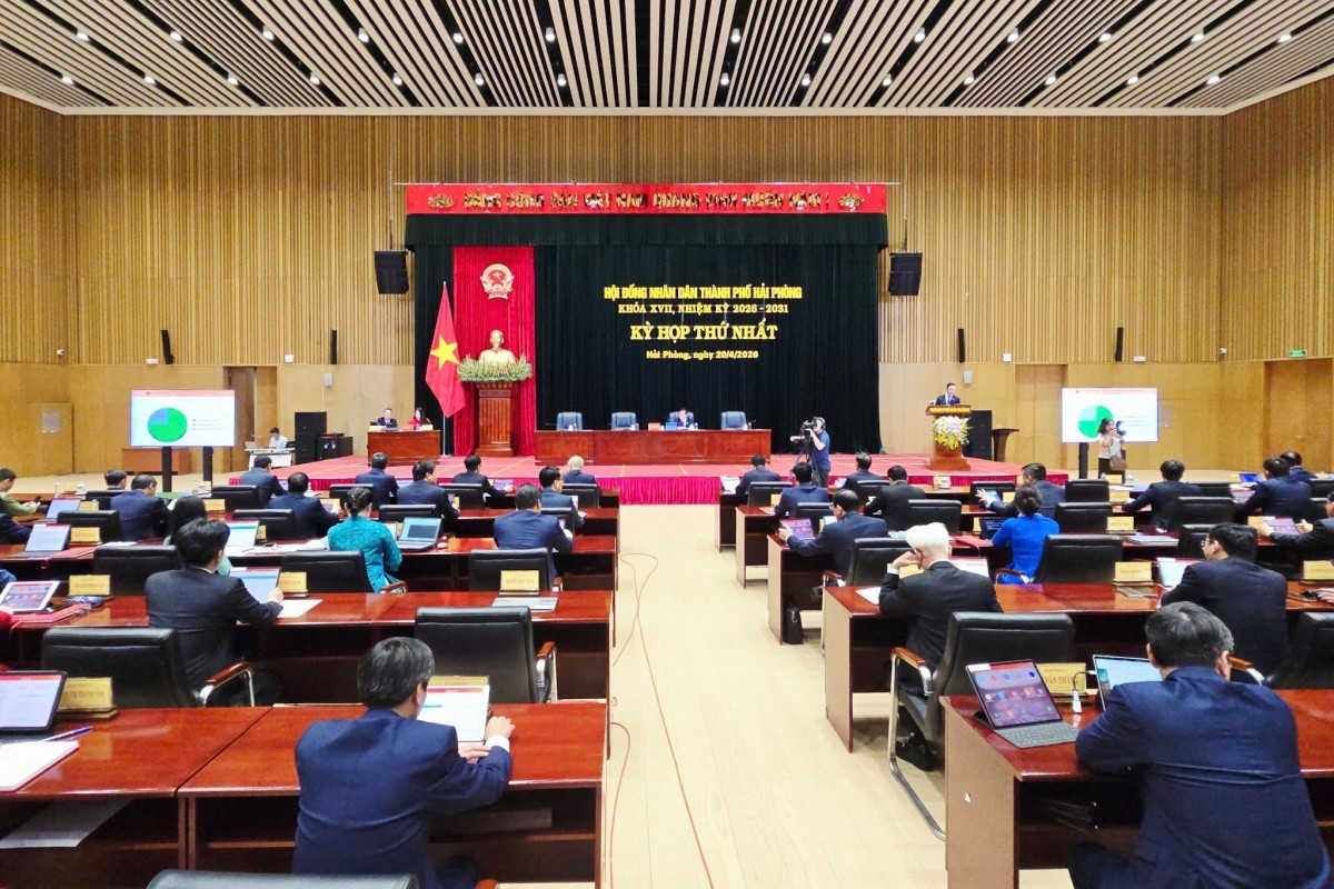 Hải Phòng: Khai mạc Kỳ họp thứ Nhất HĐND thành phố khóa XVII
