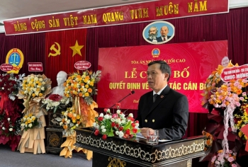 Đồng chí Đặng Quốc Lộc được bổ nhiệm giữ chức vụ Chánh án TAND Tp. Huế