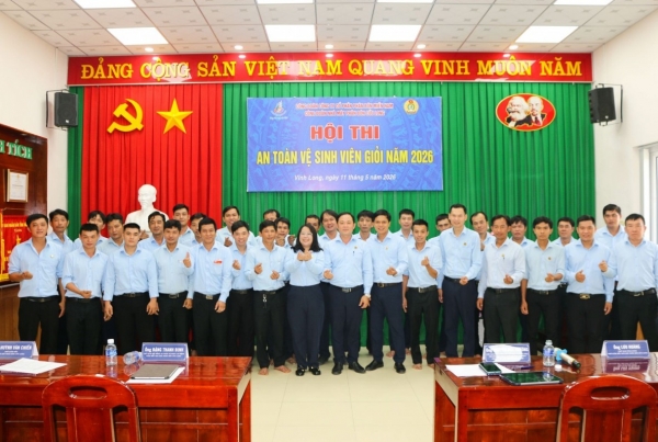 Nhà máy Phân bón Cửu Long: Sôi nổi Hội thi “An toàn vệ sinh viên giỏi năm 2026” và ấm áp “Bữa cơm Công đoàn”