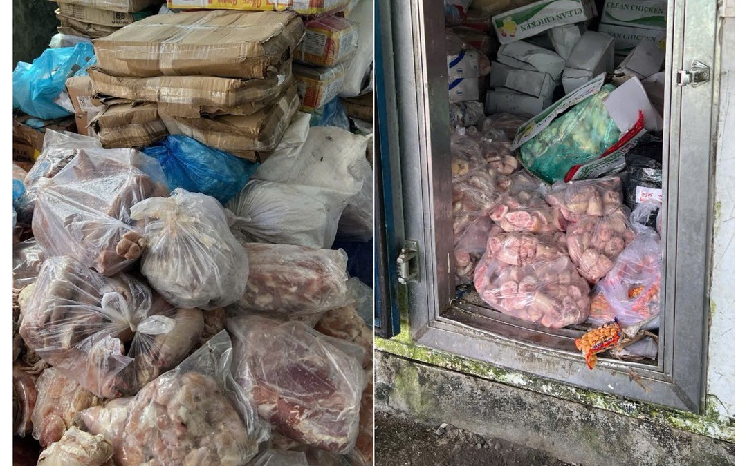 Thu giữ hơn 1,2 tấn nội tạng, xương bò không hóa đơn chứng từ
