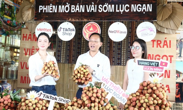 Hơn 31 tấn vải thiều Bắc Ninh được tiêu thụ qua livestream