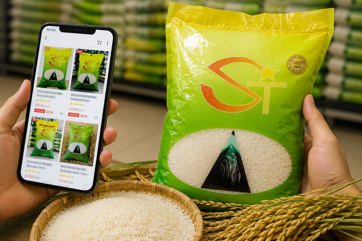 “Ma trận” gạo ST25 online, giá rẻ bất thường khiến người mua hoang mang