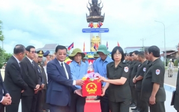 Gia Lai: Trang trọng tổ chức lễ tiễn và bàn giao hài cốt liệt sĩ hy sinh tại Campuchia