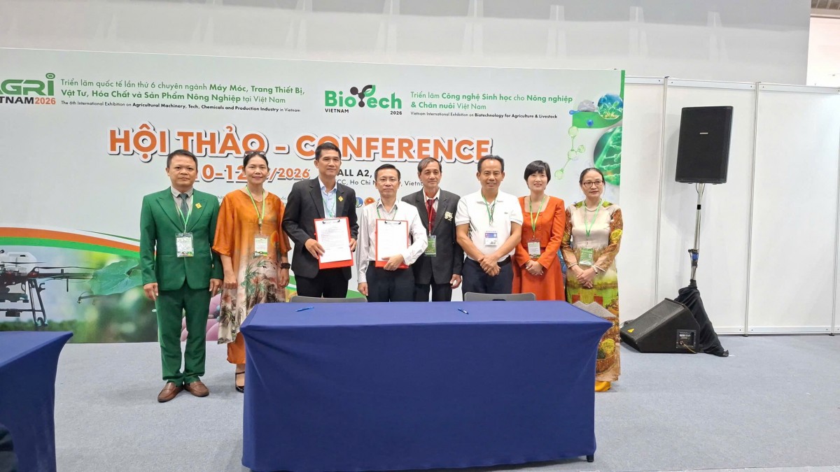 Agri & Biotech Vietnam 2026: Kết nối công nghệ, thúc đẩy nông nghiệp xanh