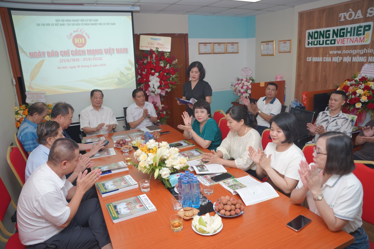 Tri ân nghề báo, tiếp tục đổi mới vì nền nông nghiệp hữu cơ bền vững