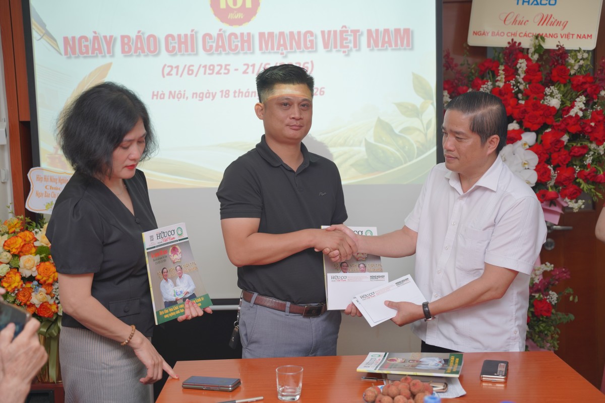 Tri ân nghề báo, tiếp tục đổi mới vì nền nông nghiệp hữu cơ bền vững