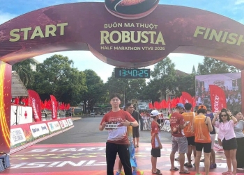 Lan tỏa tinh thần thể thao từ Giải chạy Buôn Ma Thuột Robusta Half Marathon VTV8 2026