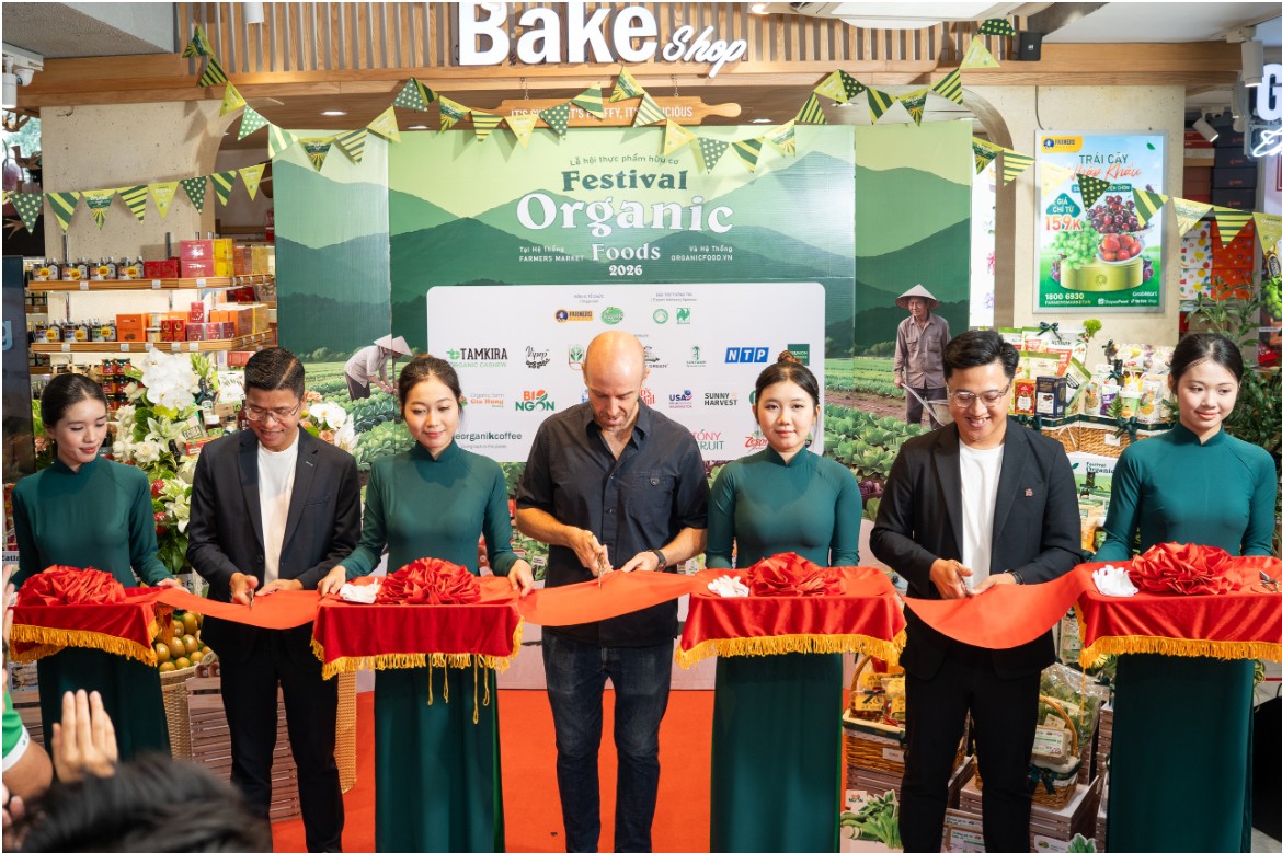 Organic Foods Festival 2026: Điểm hẹn của thực phẩm hữu cơ và tiêu dùng xanh