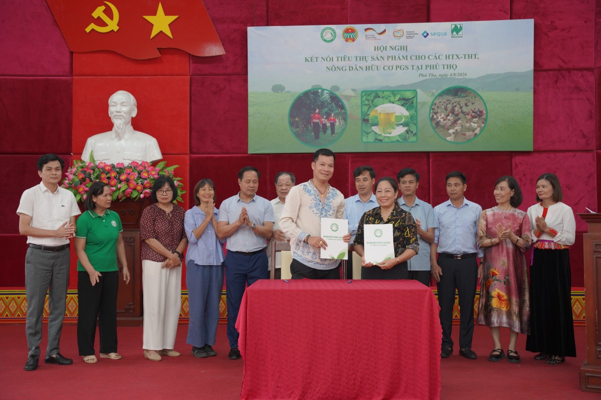 Kết nối doanh nghiệp, củng cố nền tảng sản xuất hữu cơ tại Tân Lạc