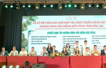 Thúc đẩy hệ sinh thái sầu riêng bền vững, minh bạch, đáp ứng yêu cầu thị trường